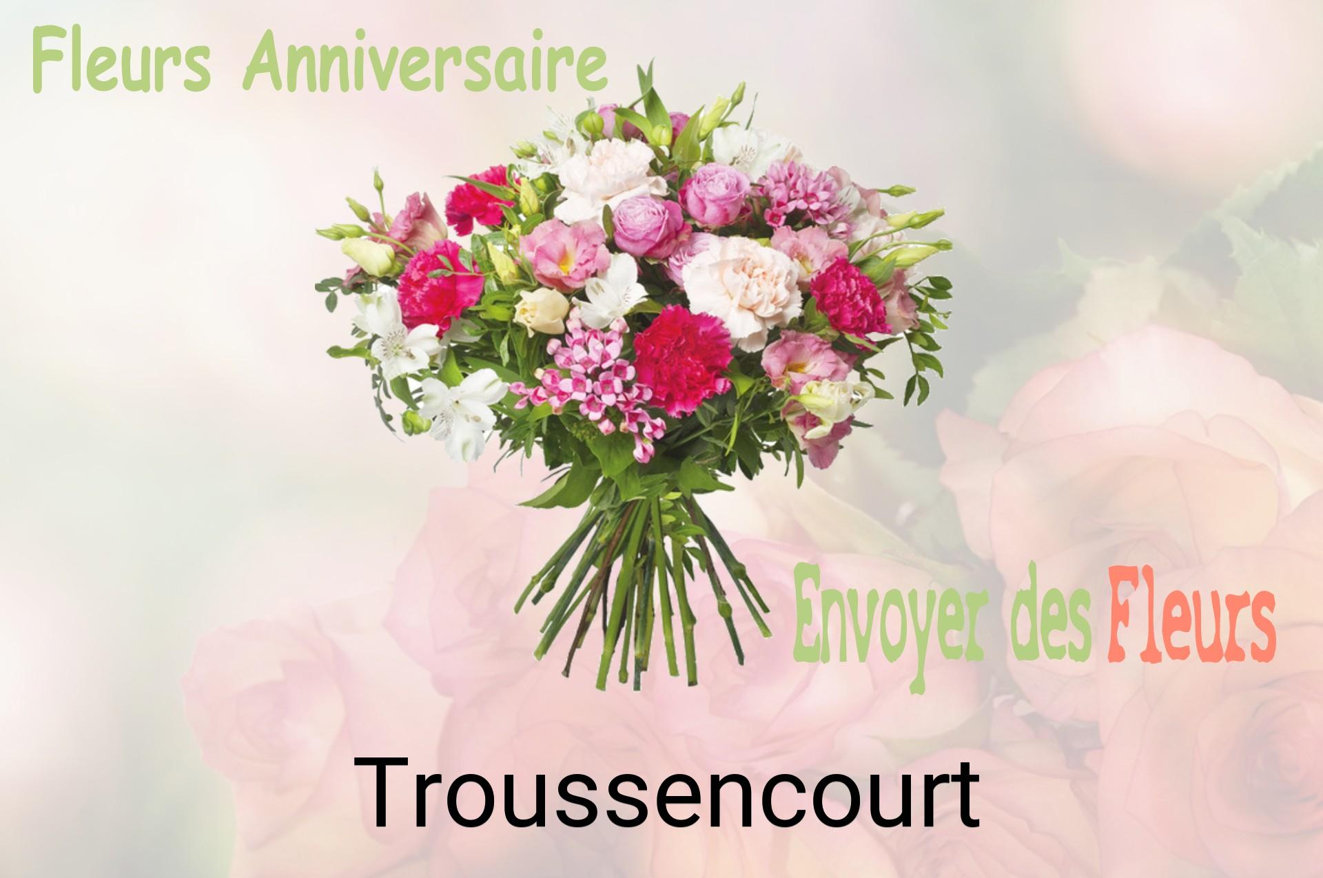 Bouquet de fleurs d’anniversaire livré à Troussencourt