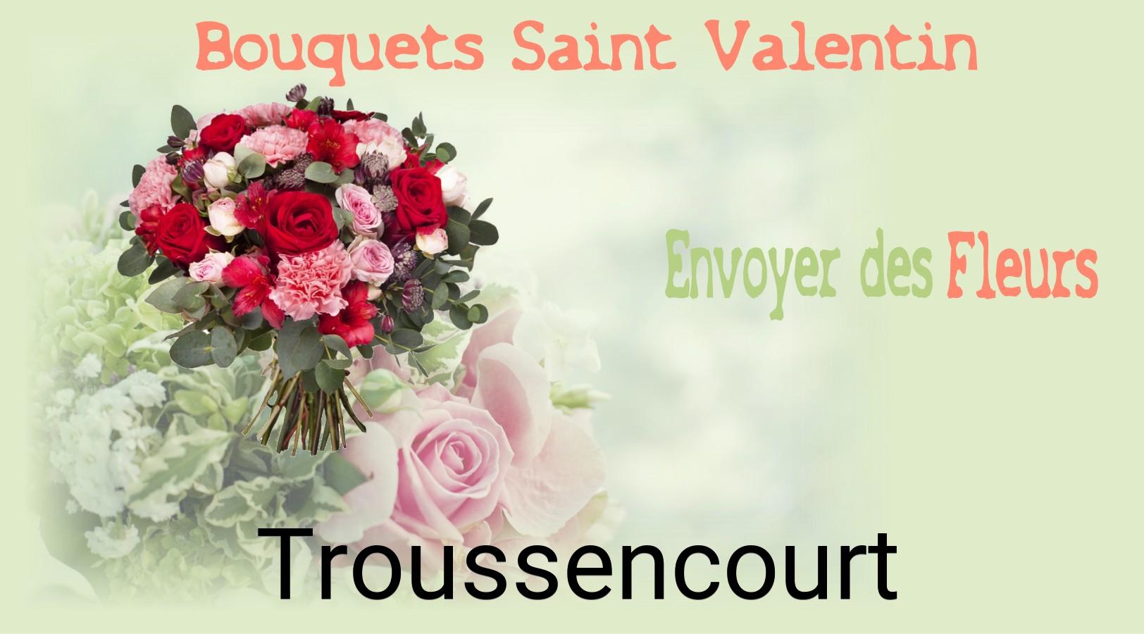 Roses de Saint-Valentin livrées à Troussencourt